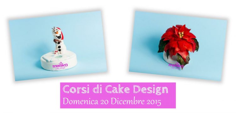 Immagine delle decorazioni che faremo al corso di cake design del 20 dicembre: Olaf Natalizio e una Stella di Natale con Ostia